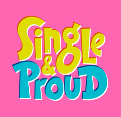 Anti Valentine hand drawn lettering