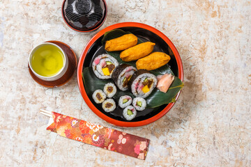 巻き寿司 Rolled sushi 