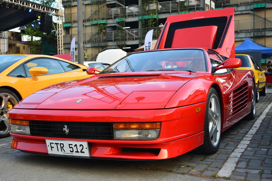 Ferrari testarossa in Quezon City, Philippines