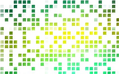 Light Green, Yellow vector layout with lines, rectangles.