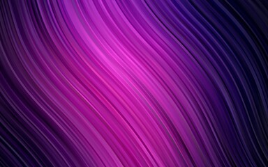 Fototapeta premium Dark Pink vector background with bubble shapes.