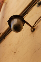 street lamp on the house