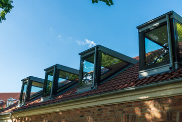 Dormer construction with lots of glass