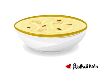 Palathalikalu indian Sweet Dish Food Vector