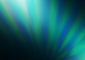 Dark Blue, Green vector abstract bright template.