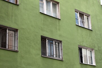 facade of an old building