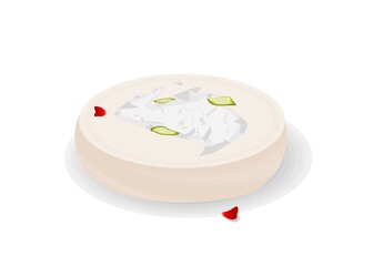 Peda Indian Sweets or Mithai Food Vector