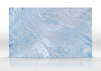 Blue Marble Tile 3D illustration
