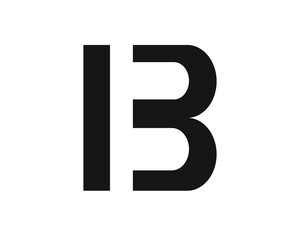 initial y and b logo letters and logo designs