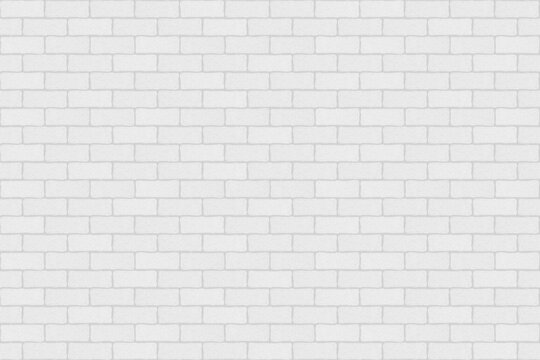 White wall background. Light brick texture. Background stone white wall. Urban texture. Vector illustration © Omeris