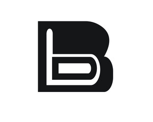 initial y and b logo letters and logo designs