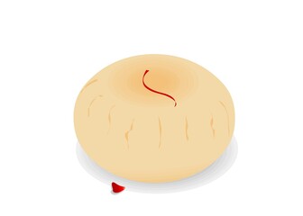 Peda Indian Sweets or Mithai Food Vector