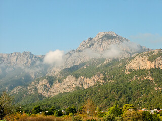 At the foot of  the Taurus Mountains