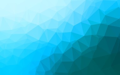 Light BLUE vector triangle mosaic texture.