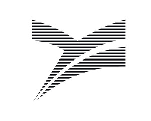 initial y and b logo letters and logo designs