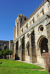 Fototapeta na wymiar Cloister of the Cathedral of Nossa Senhora da Assuncao in Evora, Portugal