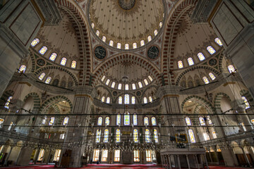 Fototapeta na wymiar Fatih Sultan Mehmet Mosque