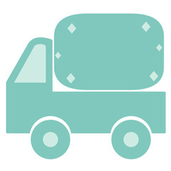 トラック　ブルグリーン