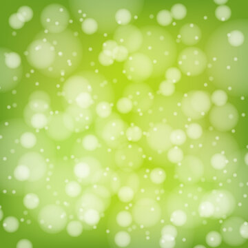 Abstract Green Effect Bokeh Background Or Texture