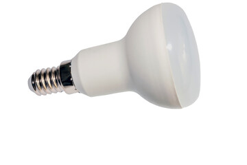 LED bulb on a white background