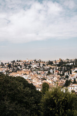 Fototapeta na wymiar Skyline of Granada, Spain.