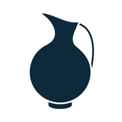 ceramic pitcher classic container silhouette icon