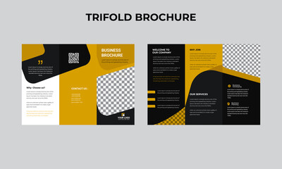 vector trifold brochure design. brochure design