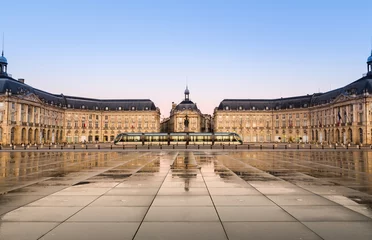 Fotobehang Place de la Bourse in Bordeaux, France © Wieslaw