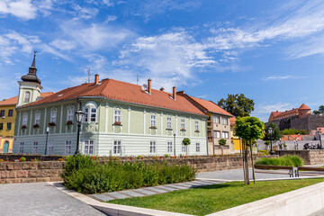 Fototapeta na wymiar Historic architecture in Eger, Hungary