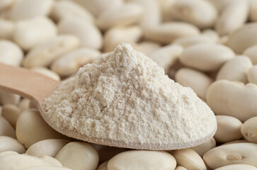 White beans and flour.