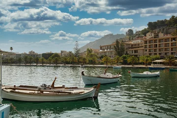 Foto op Canvas Greece, Nafplion panorama view of city from sea © fazeful