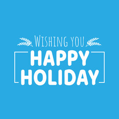 Happy holidays.Beautiful greeting card scratched calligraphy black text word gold stars. Hand drawn invitation, promotion design. Handwritten modern brush lettering white background isolated