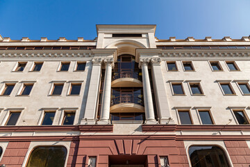 Moscow, Russia, September 23, 2020. The architectural ensemble of the historic district of the...