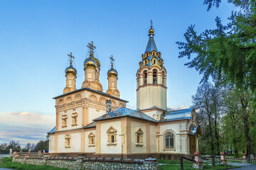 Fototapeta na wymiar Church of The Transfiguration of Our Saviour On Yar, Ryazan, Russia