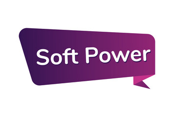 Soft Power image vector, Soft Power banner design