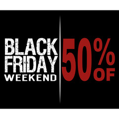 Black friday posters. Special discount and offer - Vector