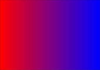 Bright red turning into blue background
