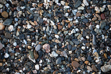 Sea stones background