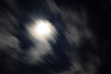 夜の雲