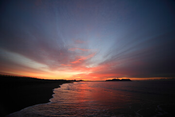 夜明けの江ノ島