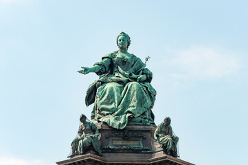 Statue of Austrian empress Maria Theresa in Vienna