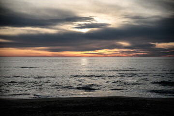 Obraz premium sunset on the beach