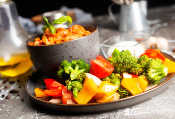 chicken in bowl