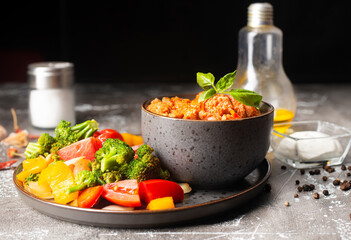 chicken in bowl