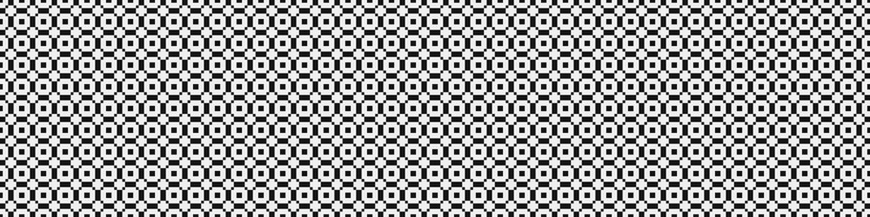 Fototapeta premium Abstract Cross Pattern Dots Logo generative computational art illustration