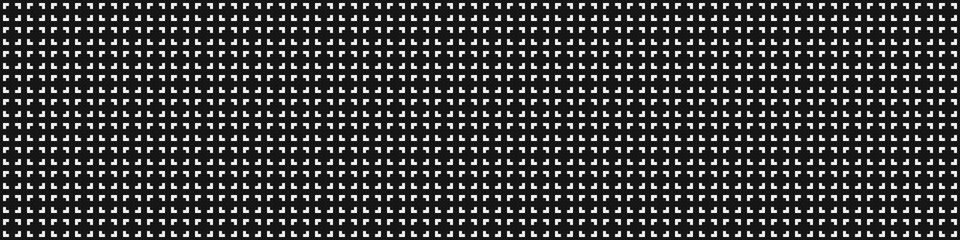 Fototapeta premium Abstract Cross Pattern Dots Logo generative computational art illustration