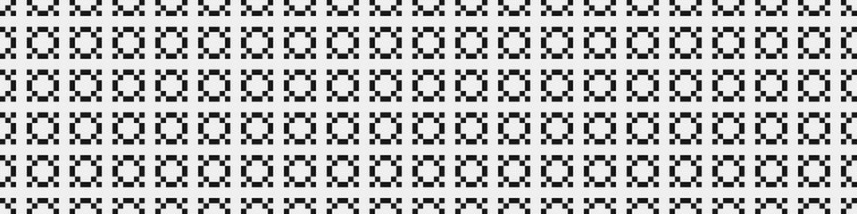 Fototapeta premium Abstract Cross Pattern Dots Logo generative computational art illustration