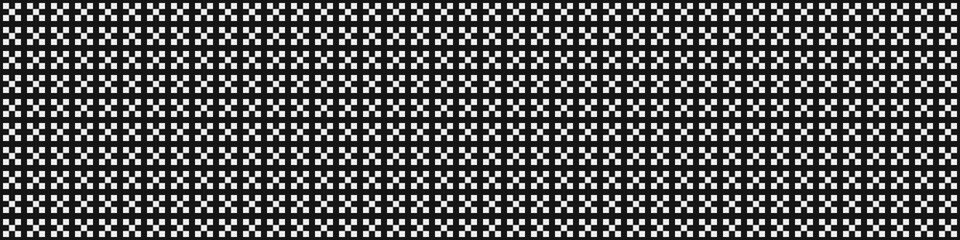 Fototapeta premium Abstract Cross Pattern Dots Logo generative computational art illustration