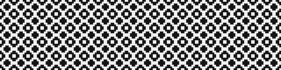 Fototapeta premium Abstract Cross Pattern Dots Logo generative computational art illustration