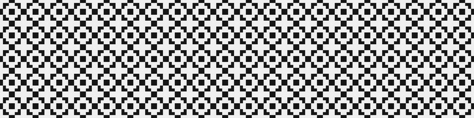 Fototapeta premium Abstract Cross Pattern Dots Logo generative computational art illustration